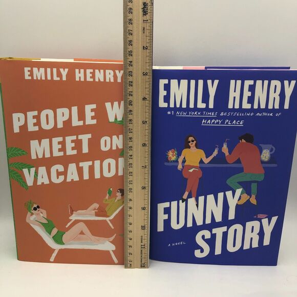 Emily Henry Hardcover Book Bundle Funny Story People We Meet on Vacation Romance - Picture 14 of 14